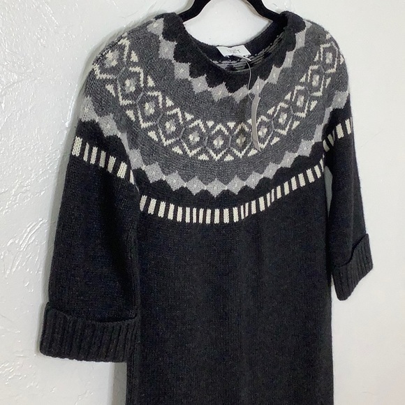 Ann Taylor Loft rabbit fur blend sweater dress size Small NWT - Picture 2 of 11